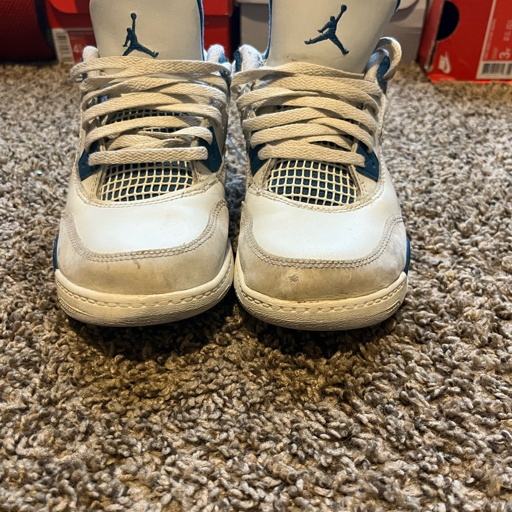 Jordan Kids Sneakers White and Blue